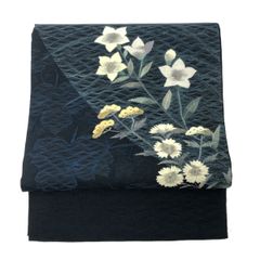 袋帯/櫛織/紺/未使用品/仕立上がり/10759