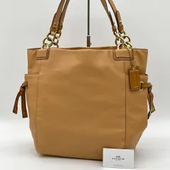 【良品】コーチ ハンドバッグ トートバッグ セミショルダーバッグ レザー 茶色