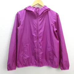 U■ユニクロ/UNIQLO ポケッタブルパーカー/086652【L】ピンク/LADIES/74【中古】■