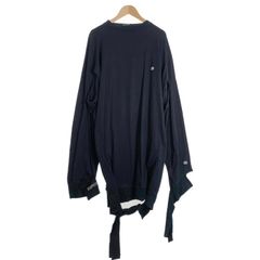 VETEMENTS ヴェトモン Champion チャンピオン オーバーサイズ ロングスリーブTシャツ ブラック WSS17CH8 イタリア製 Size XS