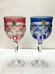 ピンキーモンキー 江戸切子 ペアグラス 希少 未使用 記念品 ピンキーモンキー 江戸切子 ペアグラス 希少 未使用 記念品