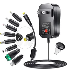 36W 3V 4.5V 5V 6V 7.5V 9V 12VユニバーサルAC / DCアダプタスイッチング電源充電器 家庭用電子機器用コネクタ8個付き - 最大3000mA
