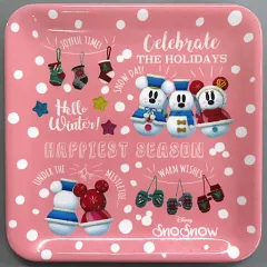 【中古】皿・茶碗 ミッキー＆ミニー(スノースノー) スーベニアプレート 「ディズニー・クリスマス2018」 東京ディズニーリゾート限定