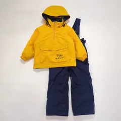ジュニア スキーウェア セットアップ PKZ4206 イエロー 100cm