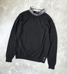 あかい様専用ページ　　　　FENDI フェンディ ロゴ ハイカラー ウール プルオーバー ニット  ブラック 48　PAWNSHOPRiZ  パウンショップリズ