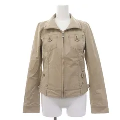 バーバリーブルーレーベル BURBERRY BLUE LABEL ジップアップ ジャケット ブルゾン 38 ベージュ /MI ■OSのサムネイル