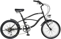 Caringbah Beach Cruiser Mini-Beetle 20-inch Matte Black Minivelo by works anddesign, FOD