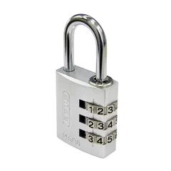 【新品未使用品】日本ロックサービス ナンバー可変式南京錠 145-30 シルバー 00721248-1 0