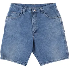 古着 00年代 ラングラー Wrangler CARPENTER デニムペインターショーツ ハーフパンツ メンズw36相当/eaa552138