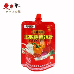 天津風味正宗蒜蓉辣醤125g【1点】にんにく入りチリソース 大蒜入チリソース 天津風味 蒜蓉辣醤 125gx1点のサムネイル