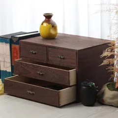 アンティーク古道具◾️引き出し4杯 小引き出し レターケース ネームプレート付き アンティーク古道具◾️引き出し4杯 小引き出し レターケース ネーム