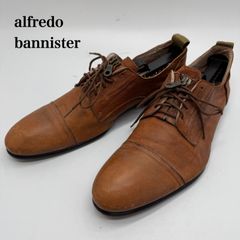 alfredoBANNISTER サイドジップ ブーツ レザー ブラウン - メルカリ