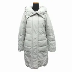 プラステ PLST ハイネック ダウン ロング コート ジャケット ジップアップ アウター ブルゾン 2 グレー系 レディース