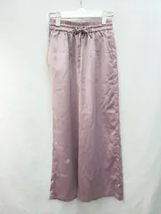 JUSGLITTY マットサテンワークパンツ　ピンク JUSGLITTY マットサテンワークパンツ ピンク