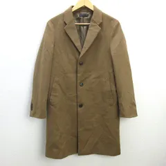 k■ユニクロ/UNIQLO 312-409337 カシミヤブレンド チェスターコート【S】茶/MENS■55【中古】