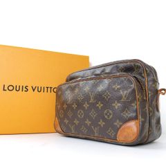 LOUIS VUITTON　ルイ ヴィトン　M45244 モノグラム PVC ナイル ショルダーバッグ レザー　ブラウン