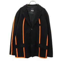 ★極美品】Y-3 リバーシブルレイヤードトラックジャケットロングコート黒Mヨウジ Y-3 Yohji Yamamoto◇ サイドライン トラックジャケット XXS 黒