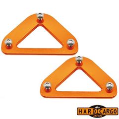 ハードカーゴ ロープホール 色オレンジ 大型トラックの様にアオリサイドのロープフックが使えるようになります! HARD CARGO ROPE HOLE 軽トラック用 HC-486