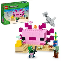 レゴ(LEGO) マインクラフト ウーパールーパーハウス おもちゃ 玩具 プレゼント 誕生日 ブロック クリスマス 男の子 女の子 子供 7歳 8歳 9歳 小学生 マイクラ Minecraft グッズ 動物 生き物 21247 [ウーパールーパーハウス]