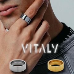 指輪 太め リング バイタリー Vitaly リング CONDUIT X TUNGSTEN シンプル 人気 メンズ レディース ユニセックス ストリート スケーター モード ロックファッション PUNK アクセサリー ZEDD ギフト 誕生日 おしゃれ 春