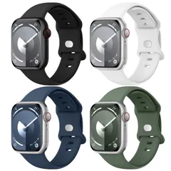 新品 【4枚入り】 コンパチブル Apple Watch バンド 44mm 42mm 45mm 46mm 49mm 41mm 40mm 38mm アップルウォッチ用 バンド iWatch Series 11 10 9 8 7 6 5 4 3 2 1 SE Ul