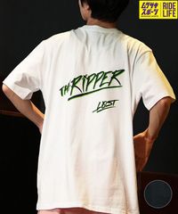 【ムラスポ公式】新品 LOST ロスト 半袖 Tシャツ メンズ フロントプリント バックプリント BIG RIPPER L24SS-AS ムラサキスポーツ限定
