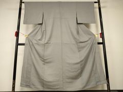 美品 正絹 ますいわ屋 お召 訪問着 都会を颯爽と歩む 陽光に煌めく縞