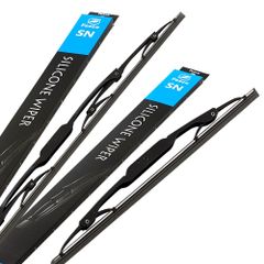 【大人気】【フロントセット】 ワイパー ワイパーブレード 650mm 400mm 2本 撥水シリコン WRX STI S4 XV インプレッサ SPORT G4 MPV CX7 プレマシー マツダ スバル FESCO フェスコ SN6540SB