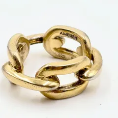 アンブッシュ AMBUSH ローリーチェーン リング ゴールド 指輪 AMBUSH(アンブッシュ) 通販サイト 【925 A CHAIN RING】