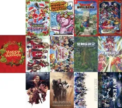 【中古】ポストカード スクウェア・エニックス クリスマスカードセット(12種セット) ジャンプフェスタ2018配布品