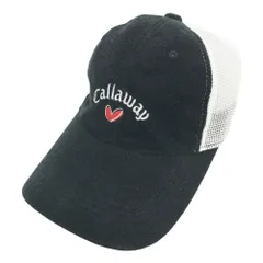 CALLAWAY キャロウェイ 2023年モデル メッシュキャップ パイル ハート刺繍  ブラック系 FR [240101342991] ゴルフウェア ストスト