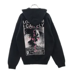 Cactus Jack (カクタスジャック) Travis Scott Hoodie トラヴィススコット プルオーバースウェットパーカー フーディー ブラック