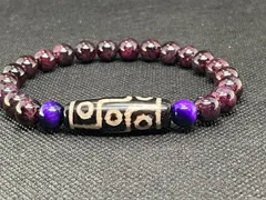 強力波動》九眼天珠(九乗の功徳)三眼天珠(宝生如来)回紋珠・至福の