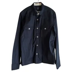 Z1565 SHIPS COLORS シップス コットンミリタリーシャツ ジャケット 羽織り ネイビー メンズ Mサイズ