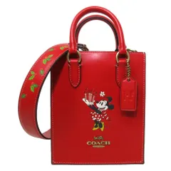 コーチ バッグ ショルダーバッグ COACH X DISNEY MINI TOTE コーチ × ディズニー ミニー ノース/サウス 2WAY 斜め掛け コラボ商品 CN022 B4RGO(エレクトリックレッドマルチ) アウトレット レディース 送料無料