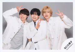 【中古】生写真(STARTO) なにわ男子/道枝駿佑・長尾謙杜・大橋和也/横型・上半身/「なにわ男子 LIVE TOUR 2024 ’+Alpha’」グッズオフショット/公式生写真