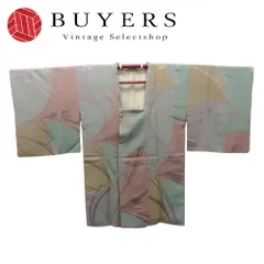 【中古】 道行・道中 道行コート 正絹 パステルカラー おしゃれ 和装 呉服 和服 きもの レディース 女性