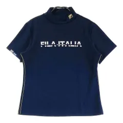 サイズ：LL FILA GOLF フィラゴルフ  ハイネック 半袖Tシャツ  ネイビー系 [240101383001]# ゴルフウェア レディース ストスト