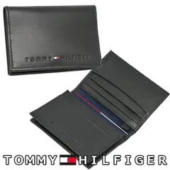 【新品】トミーヒルフィガー カードケース 名刺入れ メンズ TOMMY HILFIGER 31TL20X014 001 新品 プレゼント ギフト カジュアル ビジネス