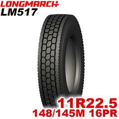 【2025年製】 送料無料 LONGMARCH 11R22.5 148/145M 16PR LM517 ゴーイチナナ ロングマーチ トラックタイヤ 夏タイヤ 1本