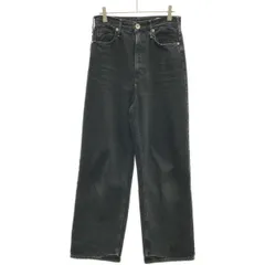 upper hights アッパーハイツ THE NIECE デニムバギーパンツ 18B2015T02JTB ブラック 23