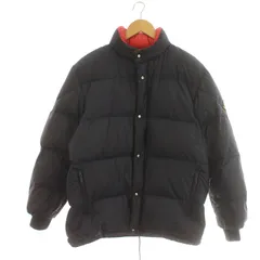 モンクレール MONCLER ski wear スキーウェア 80S ヴィンテージ アシックス製 ダウンジャケット ジップアップ アウター ワッペン 紺 ネイビー /IR ■GY18のサムネイル