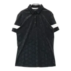 サイズ：M ADIDAS GOLF アディダスゴルフ FJ2433 半袖ポロシャツ 総柄 ブラック系 [240101438074] ゴルフウェア レディース ストスト