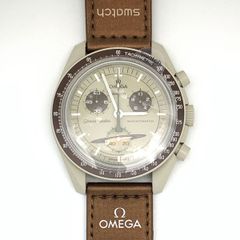 オメガ×スウォッチ OMEGA×Swatch MISSION TO SATURN スピードマスター ムーンスウォッチ SO33T100★未使用品/正規保証書付★