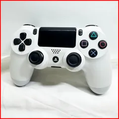 ジャンク●SONY PS4 ワイヤレスコントローラー CUH-ZCT2J●本体のみ DUALSHOCK4 グレイシャー・ホワイト 通電のみ確認 中古 札幌