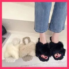 【おしゃれ】 ファーサンダル レディース スリッパ 秋冬スリッパ/ルームシューズ/韓国ファッション サンダルスリッパ もこもこ フェイクフ おすすめ おしゃれ　人気 上品 99GYXC-070
