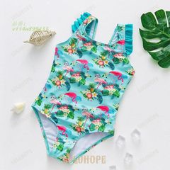 水着 キッズ ワンピース水着 子供 女の子 おしゃれ 海水浴 紫外線カット 付フリル 速乾 温泉 ジュニア 水遊び 可愛い こども