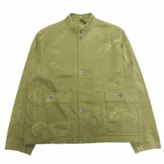 極美品 ナイジェルケーボン ライブロ NIGEL CABOURN LYBRO JK-54 RAILROAD JACKET COTTON TWILL レイルロード ジャケット コットンツイル バンドカラー 製品染め ボックスシルエット ブルゾンのサムネイル