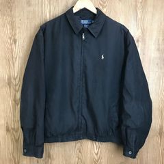 ポロ ラルフローレン フェイク スエード スウィングトップ チンストラップ付 サイズ メンズ M 90年代 古着 s24120470