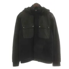 アルマーニエクスチェンジ A/X ARMANI EXCHANGE ブルゾン ジャケット フード ジップアップ 切替 ボア M 黒 ブラック /NW30のサムネイル
